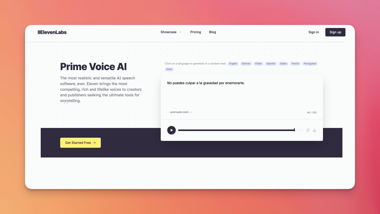 Eleven Labs – Texto a Voz real por IA