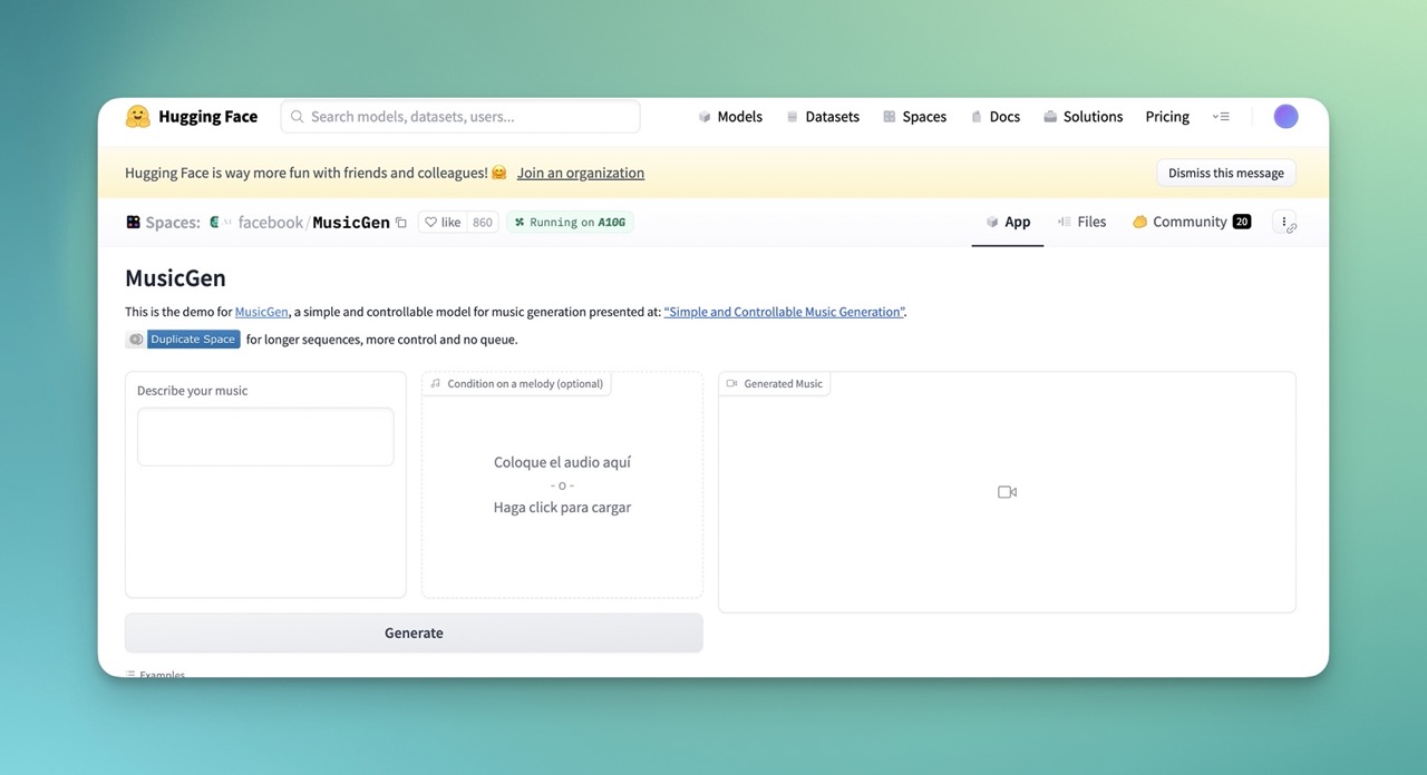 MusicGen – La IA opensource de Facebook que Está Cambiando la Generación de Música