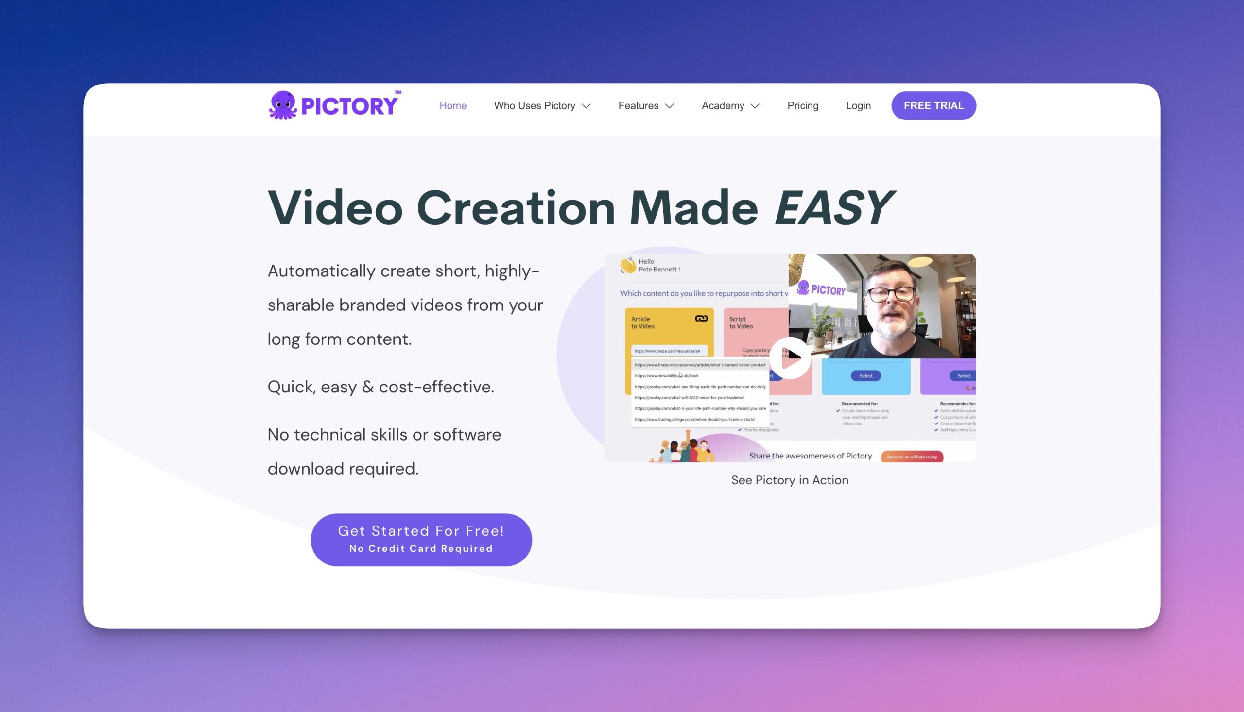 Pictory – La solución de IA para tus necesidades de edición de video
