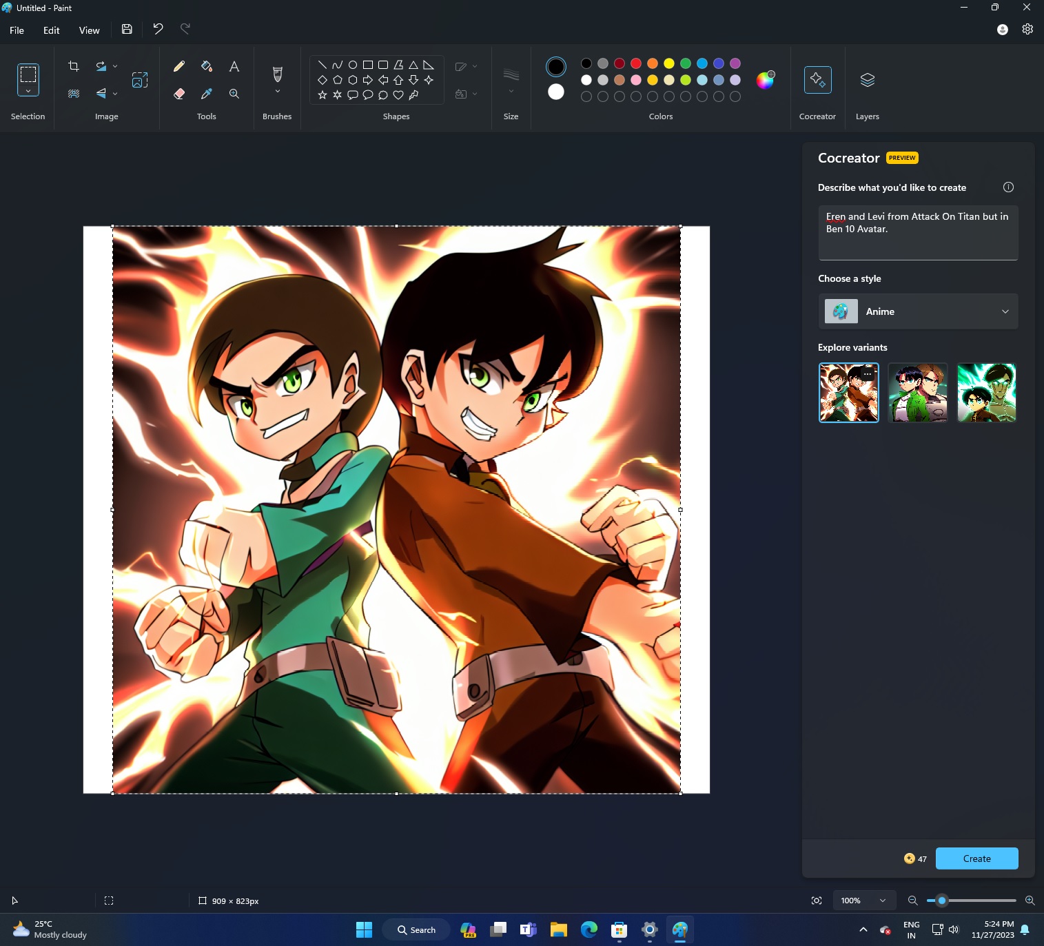 La integración de DALL-E 3 de Microsoft Paint se está implementando en Windows 11 2 La integración de DALL-E 3 de Microsoft Paint se está implementando en Windows 11 Paint AI features on Windows 11