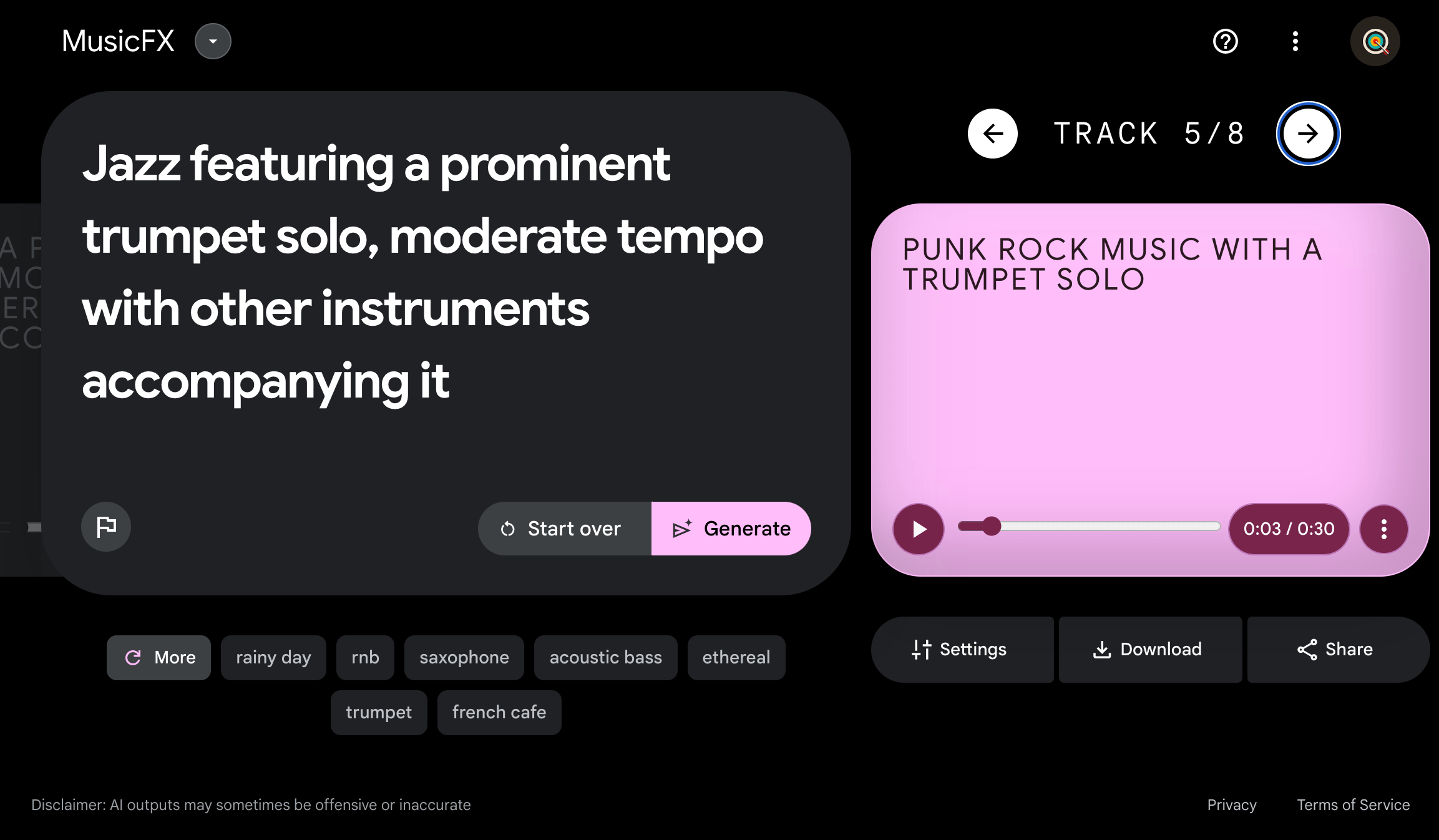 Nueva herramienta AI de Google MusicFX compone musica con solo 2023-12-17 01:40:13