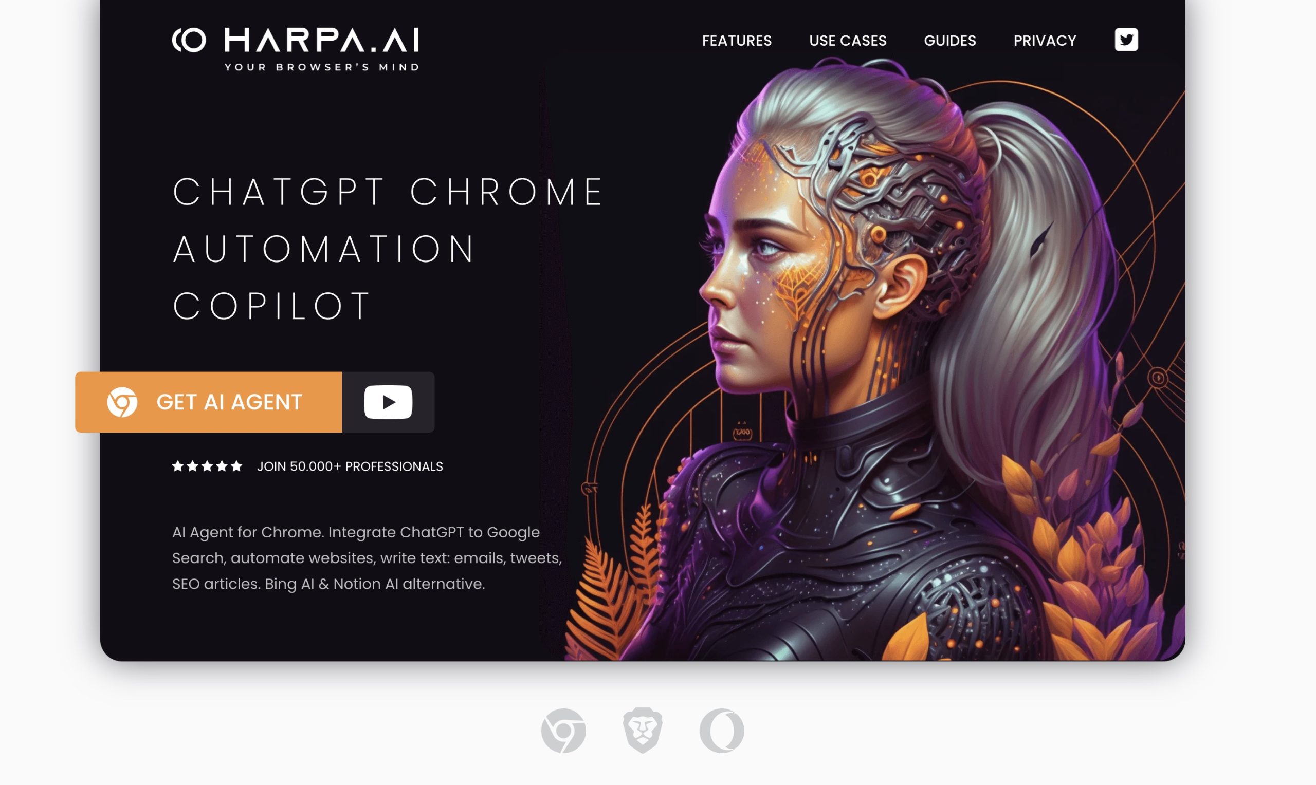 asistente IA para web y navegadores