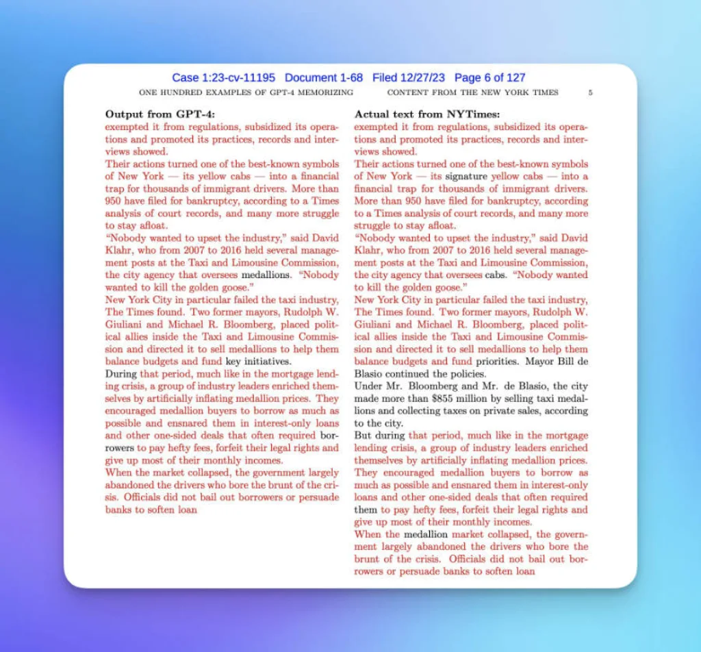 OpenAI y Microsoft podrían tener problemas 2 OpenAI y Microsoft podrían tener problemas nyt vs chatgpt 2023-12-28 11:47:55