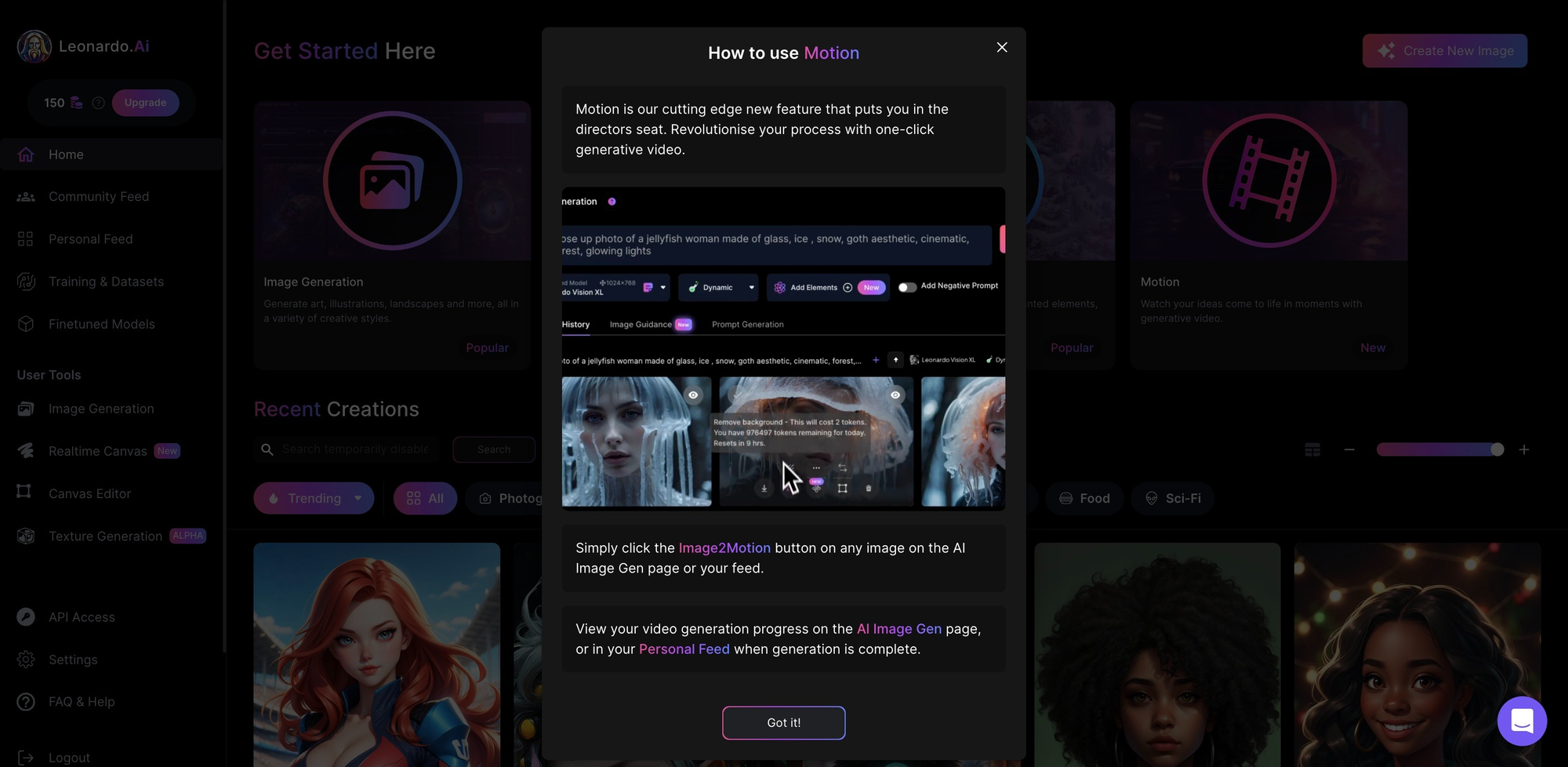 Leonardo AI lanza nueva funcion para convertir imagenes en videos 2024-01-01 08:45:38