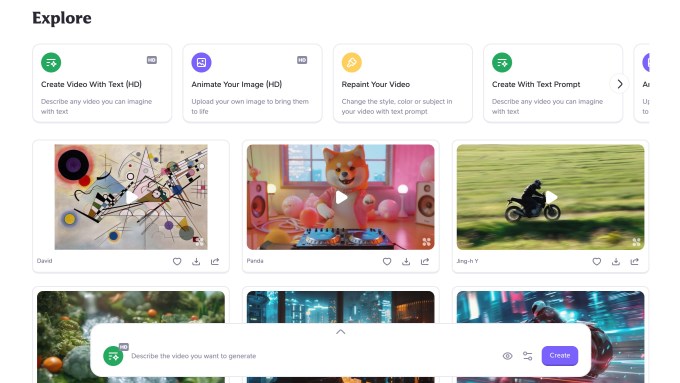 La competencia en la generación de videos por inteligencia artificial se intensifica con nuevas herramientas como Haiper para competir con Sora 2 La competencia en la generación de videos por inteligencia artificial se intensifica con nuevas herramientas como Haiper para competir con Sora Sitio web de Haiper para consumidores.