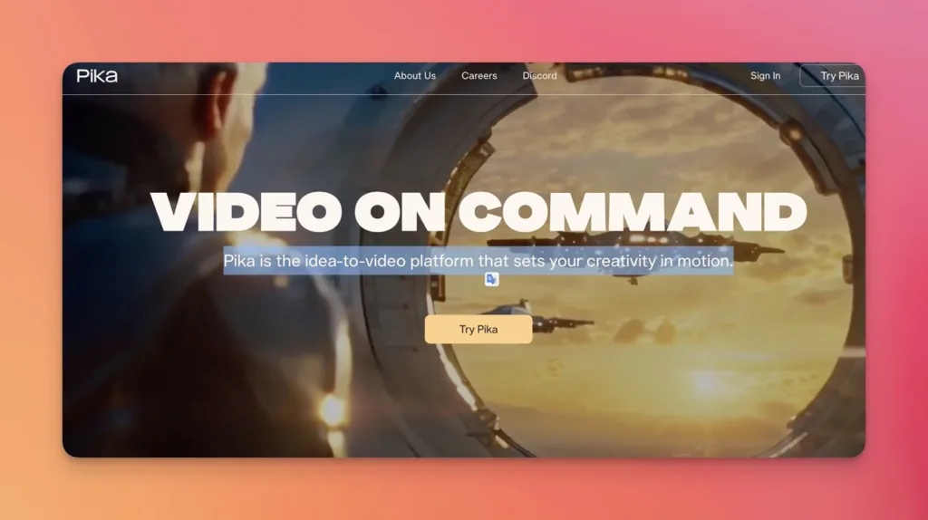 Pika texto a video IA AI Mafia IA a Pika Art es una plataforma de creación de video impulsada por inteligencia artificial, diseñada para transformar ideas en historias visuales cautivadoras, permitiendo a creadores de todos los niveles producir contenido de alta calidad sin necesidad de experiencia técnica previa.