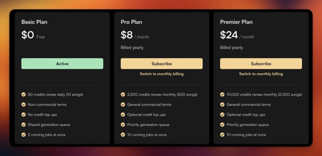 Crea Música y canciones profesionales con un texto y un click gracias a la IA de SUNO 1 Crea Música y canciones profesionales con un texto y un click gracias a la IA de SUNO Suno precios creacion musical IA AI Mafia IA en tamano grande Descubre cómo crear música de grado profesional con IA a través de un simple texto y con tan solo un clic. Con su innovadora inteligencia artificial, podrás dar vida a cualquier canción que imagines sin necesidad de conocimientos musicales previos. ¡Crea librerias musicales libres de derechos para tus proyectos y vídeos de forma gratuita! 🎶🤖