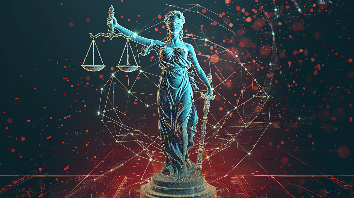 Estudio de Stanford encuentra que los asistentes legales IA cometen errores en uno de cada seis casos 1 Estudio de Stanford encuentra que los asistentes legales IA cometen errores en uno de cada seis casos lady justice justitia wireframe 1 2024-05-24 11:04:30